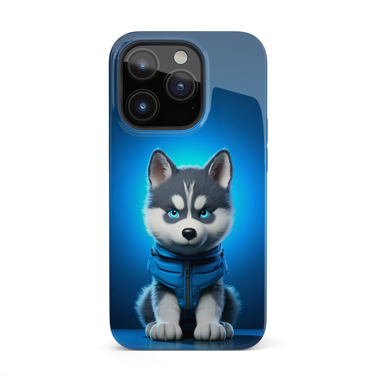 Blue Husky Charm (iPhone MagSafe Case)Blue Husky Charm MagSafe Durable Case: Style Meets Protection 📱✨
Upgrade your device with Rima Gallery's Blue Husky Charm MagSafe Durable Case. This case isn’t justRimaGallery