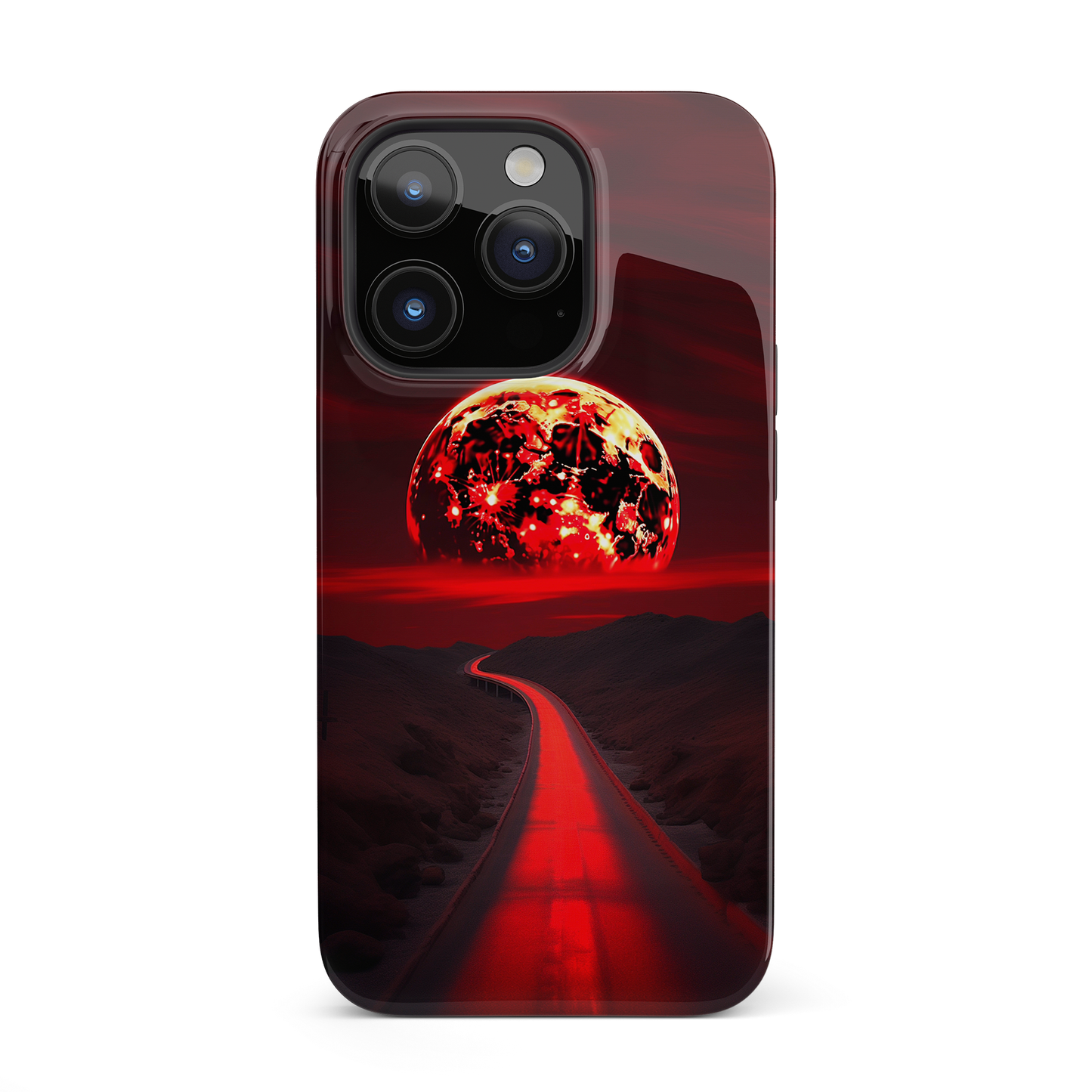 Crimson Eclipse (iPhone Case 11-16)