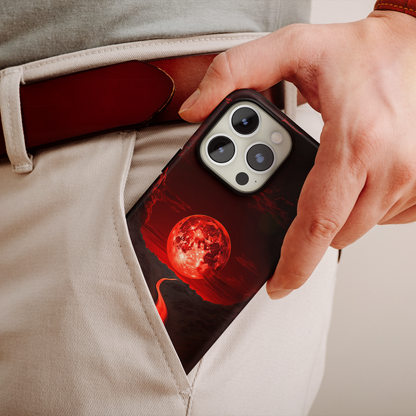 Crimson Pathway (iPhone Case 11-15)Stand out with RIMA Tough Phone Case for iPhone 11-15. A perfect blend of style &amp; resilience, featuring a sleek design and robust protection. Made from eco-frienRimaGallery