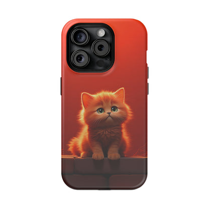Cat Sitting On a Wall MagSafe Durable Case: Style Meets Protection 📱✨
Upgrade your device with Rima Gallery's Cat Sitting On a Wall MagSafe Durable Case. This case -Wall (iPhone MagSafe Case)