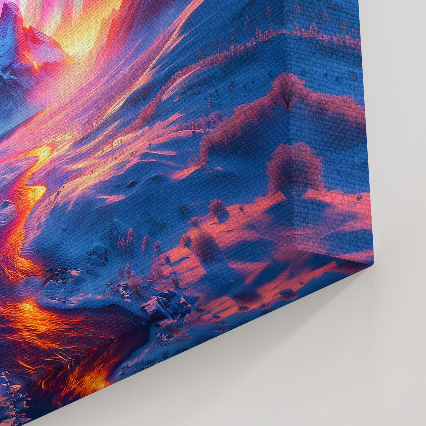 Auroral Mountain Majesty (Canvas)Auroral Mountain Majesty (Canvas  Matte finish, stretched, with a depth of 1.25 inches)
Struggling with low-quality canvases? Switch to RimaGallery! Our canvases areRimaGallery