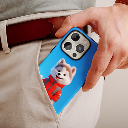 Tiny Ski Portal Husky (iPhone MagSafe Case)Tiny Ski Portal Husky MagSafe Durable Case: Style Meets Protection 📱✨
Upgrade your device with Rima Gallery's Tiny Ski Portal Husky MagSafe Durable Case. This case RimaGallery