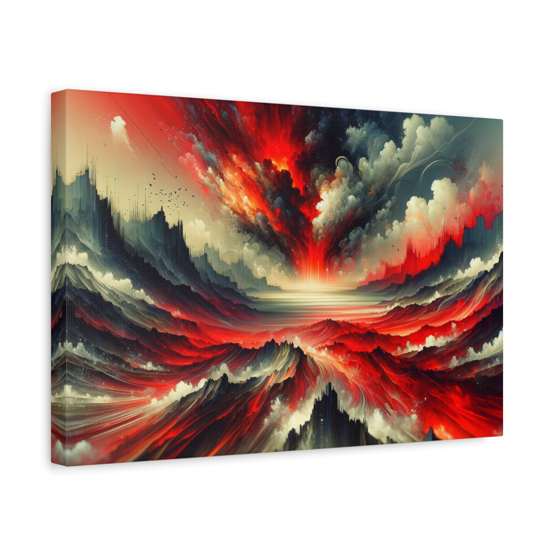 Crimson Eruption Mystique (Canvas)Crimson Eruption Mystique (Canvas  Matte finish, stretched, with a depth of 1.25 inches)
Struggling with low-quality canvases? Switch to RimaGallery! Our canvases arRimaGallery