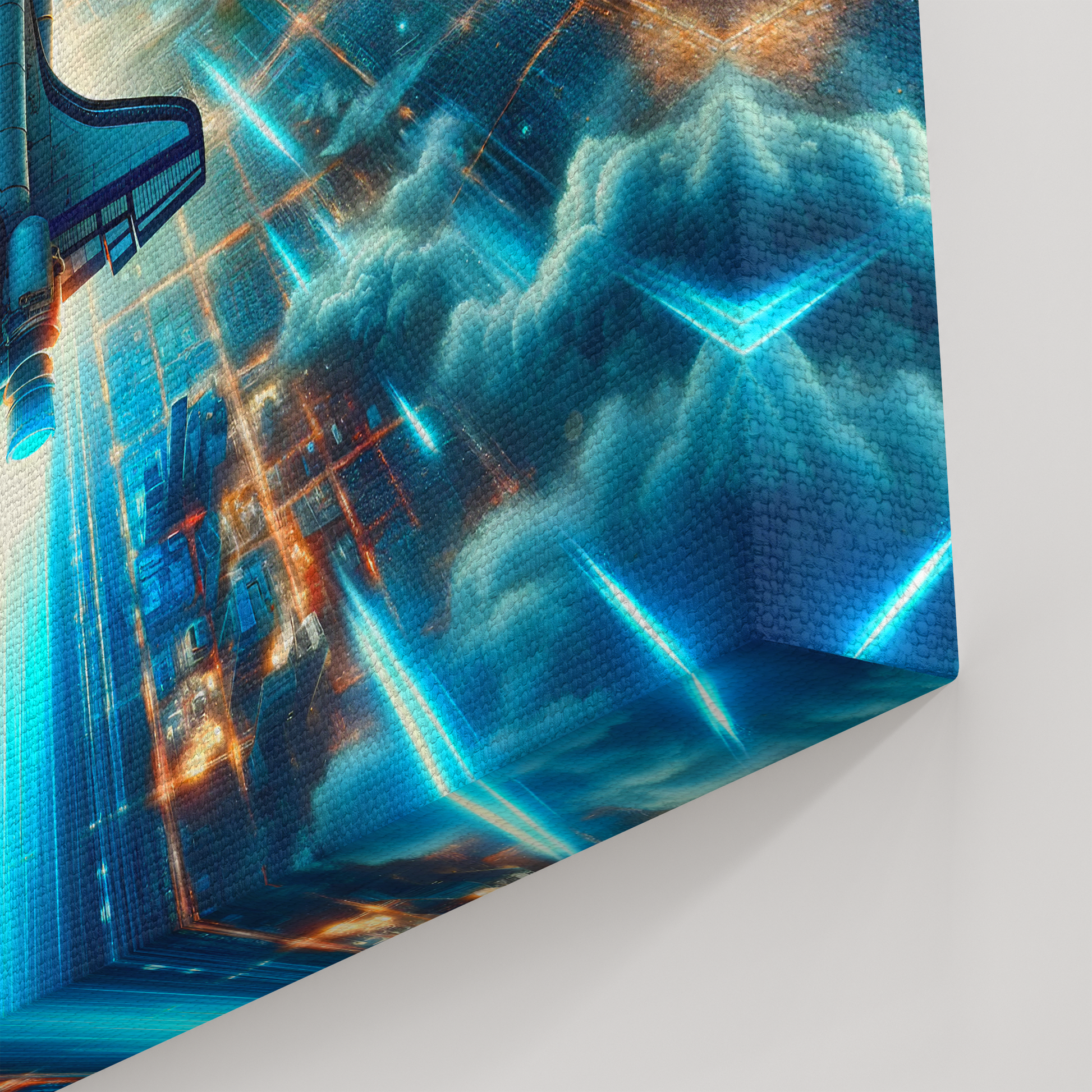 Orbital Blaze Odyssey (Canvas)Orbital Blaze Odyssey (Canvas  Matte finish, stretched, with a depth of 1.25 inches)
Struggling with low-quality canvases? Switch to RimaGallery! Our canvases are moRimaGallery