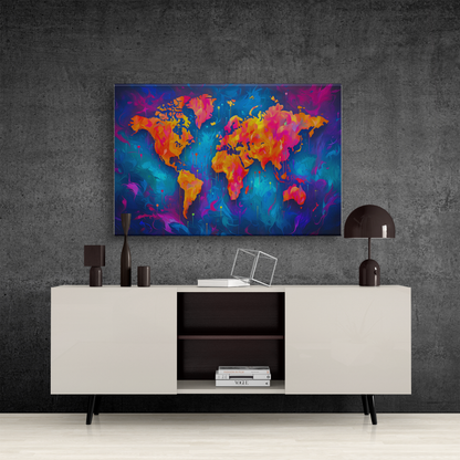 Colorful World Map (Canvas)Colorful World Map (Canvas  Matte finish, stretched, with a depth of 1.25 inches)
Struggling with low-quality canvases? Switch to RimaGallery! Our canvases are more RimaGallery