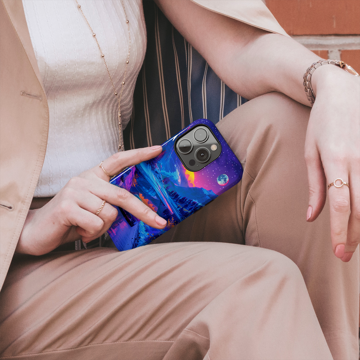Celestial Drive (iPhone MagSafe Case)Celestial Drive Revolutionize your iPhone's look and feel with RIMA Tough Phone Case – ultimate protection meets elegant style for iPhone 11-15. Grab yours now! 🛡️?imaGallery