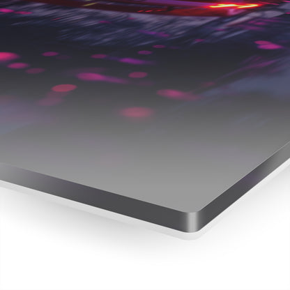 Moonlit Majesty (Acrylic)Step into the universe with 'Moonlit Majesty' on canvas from RimaGallery. Experience the cosmos in your home with vibrant, ethically crafted art. Free shipping in thRimaGallery