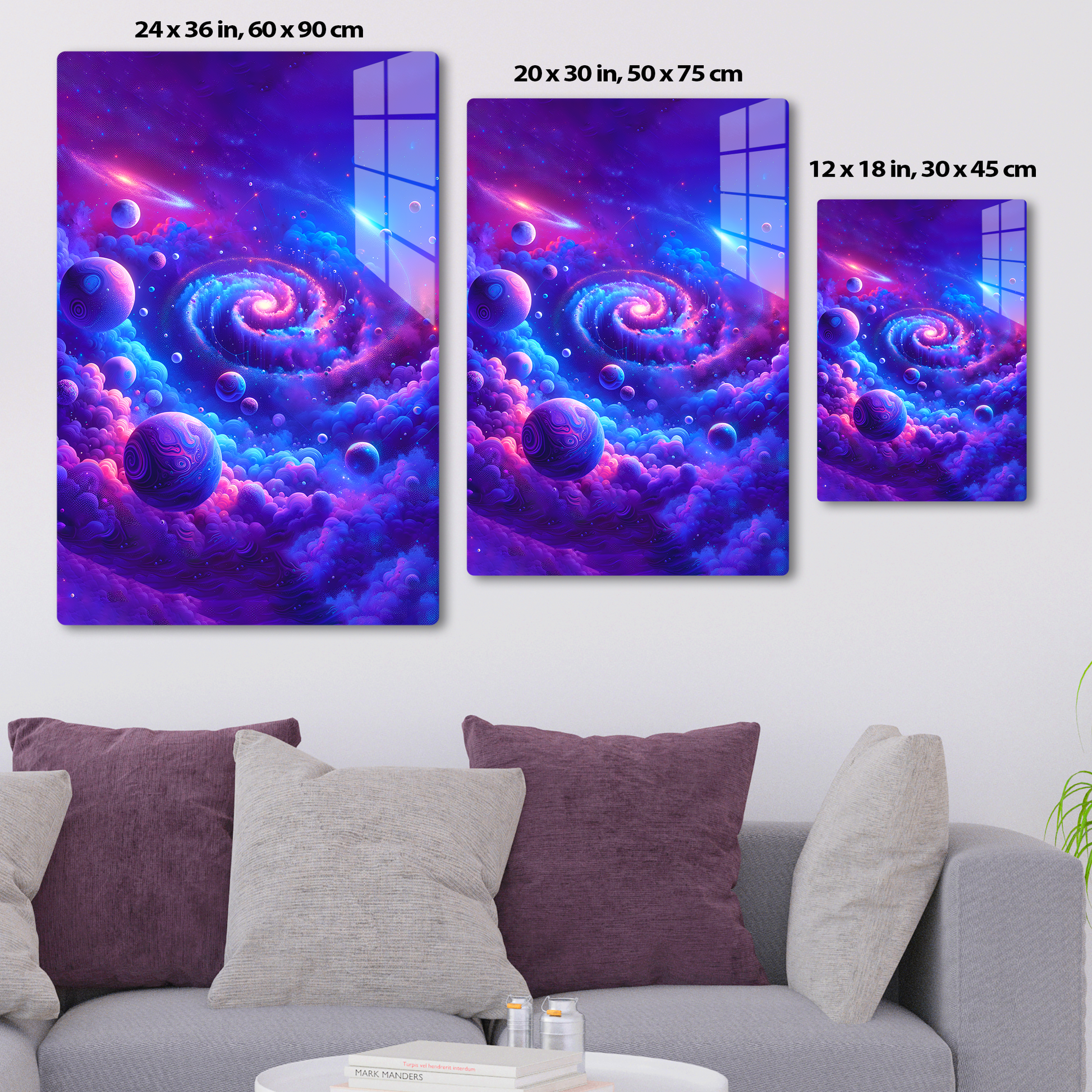 Purple Galaxy Nebula (Acrylic)Purple Galaxy Nebula
 Transform your space with our elegant Acrylic Glass Prints, where art meets modernity. Experience superior quality with high-grade acrylic and RimaGallery