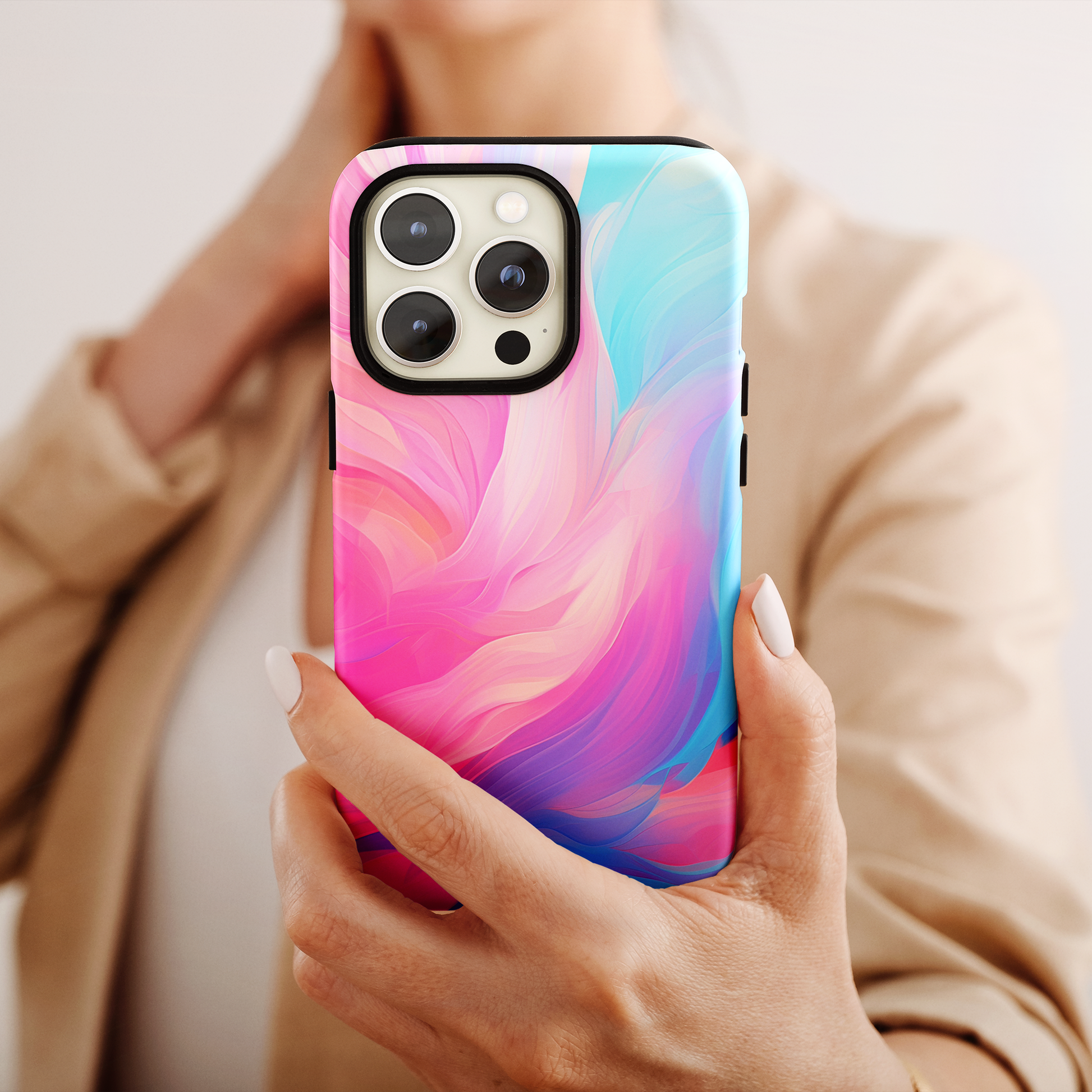 Vivid Swirl Fantasy (iPhone MagSafe Case)Vivid Swirl Fantasy MagSafe Durable Case: Style Meets Protection 📱✨
Upgrade your device with Rima Vivid Swirl Fantasy MagSafe Durable Case. This case isn’t just aboRimaGallery
