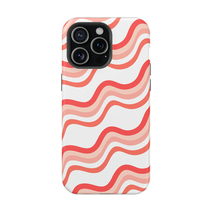 Wavy Stripes Pattern (iPhone MagSafe Case)Elevate your iPhone's style with the Wavy Stripes Pattern MagSafe Case, offering robust protection, MagSafe compatibility, and a choice of matte or glossy finish. PeRimaGallery