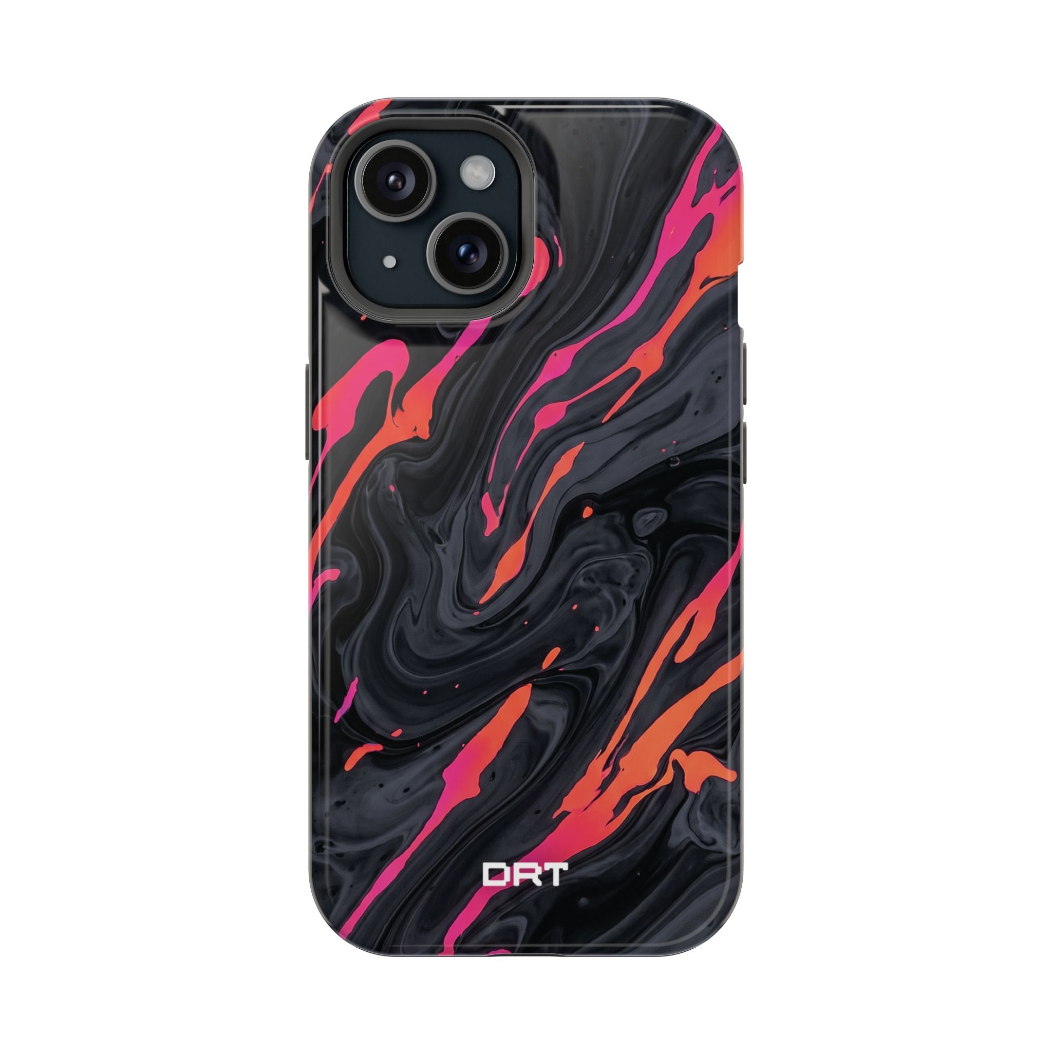 Marbled Neon Swirl Magnetic Impact Phone Case