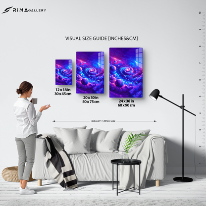 Purple Galaxy Nebula (Acrylic)Purple Galaxy Nebula
 Transform your space with our elegant Acrylic Glass Prints, where art meets modernity. Experience superior quality with high-grade acrylic and RimaGallery