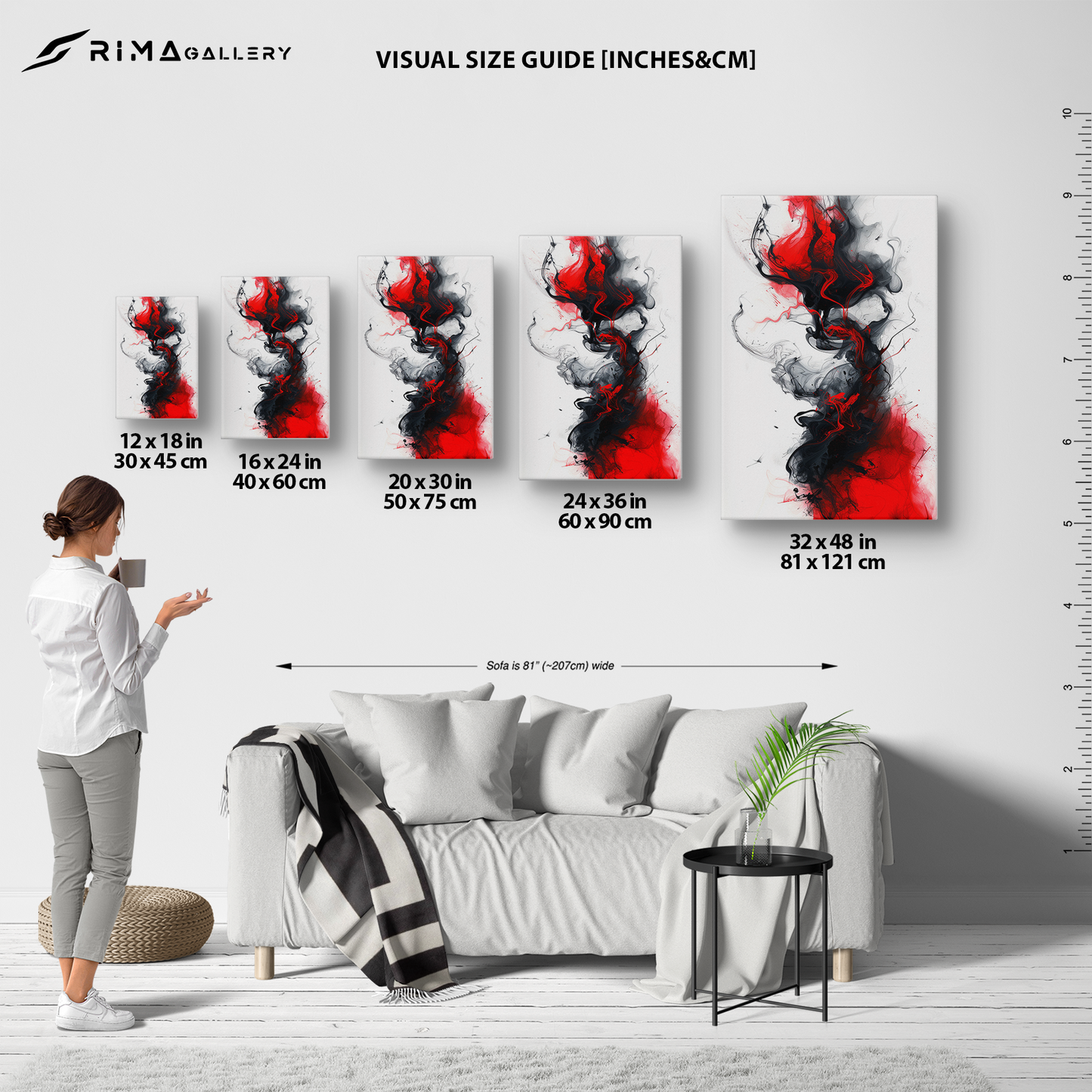 Scarlet Shadows (Canvas)Discover Scarlet Shadows at RimaGallery: a premium, eco-friendly canvas celebrating quality and sustainability. Elevate your space with vibrant, lasting art.RimaGallery