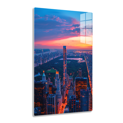 Twilight Cityscape (Acrylic)