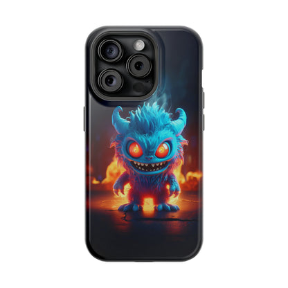 Fiery Monster (iPhone MagSafe Case)Revolutionize your iPhone's look and feel with RIMA Tough Phone Case – ultimate protection meets elegant style for iPhone 11-15. Grab yours now! 🛡️📱RimaGallery