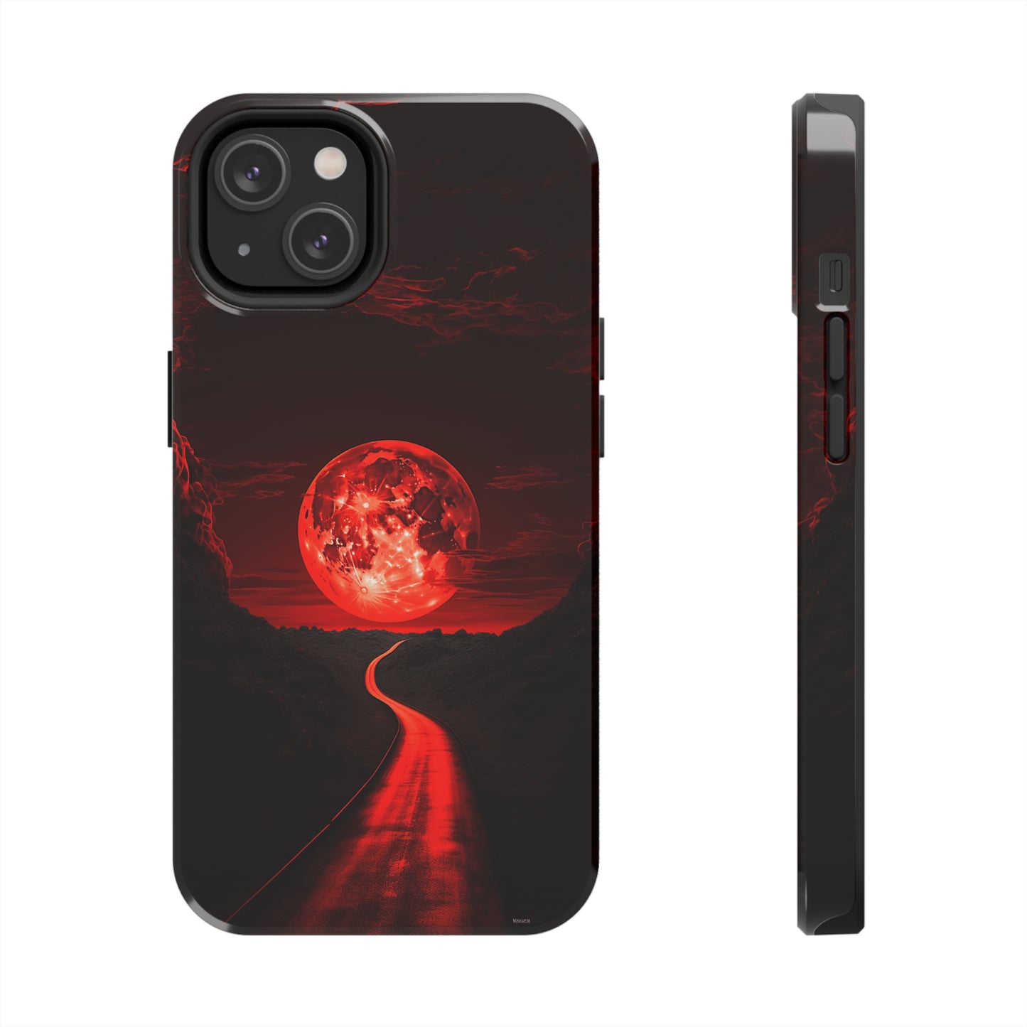 Crimson Pathway (iPhone Case 11-15)Stand out with RIMA Tough Phone Case for iPhone 11-15. A perfect blend of style &amp; resilience, featuring a sleek design and robust protection. Made from eco-frienRimaGallery