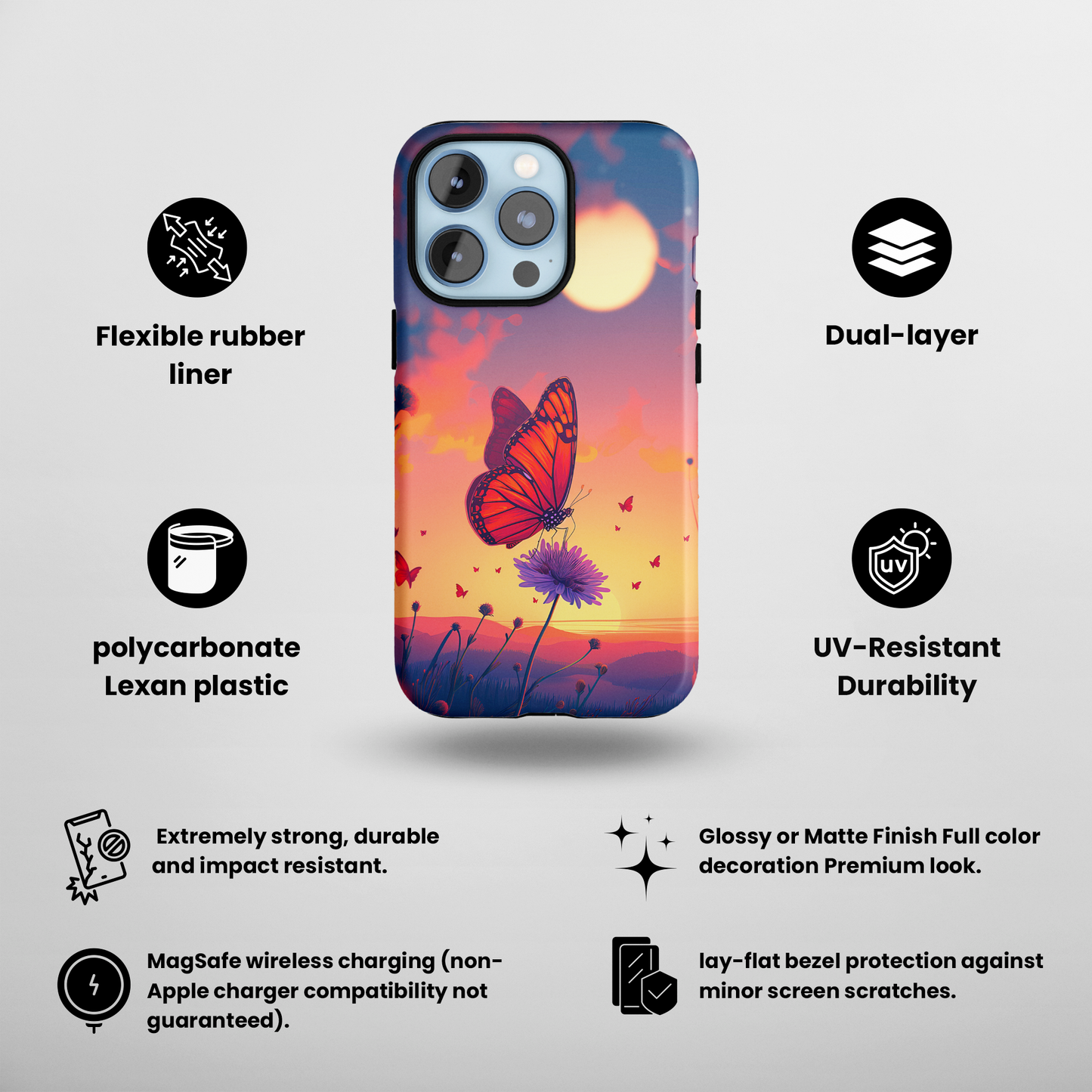 Glowing Flight (iPhone MagSafe Case)Upgrade your phone's safety and style with Rima Gallery's Glowing Flight MagSafe Case. Dual-layer protection meets stunning design. Shop now for seamless MagSafe comRimaGallery