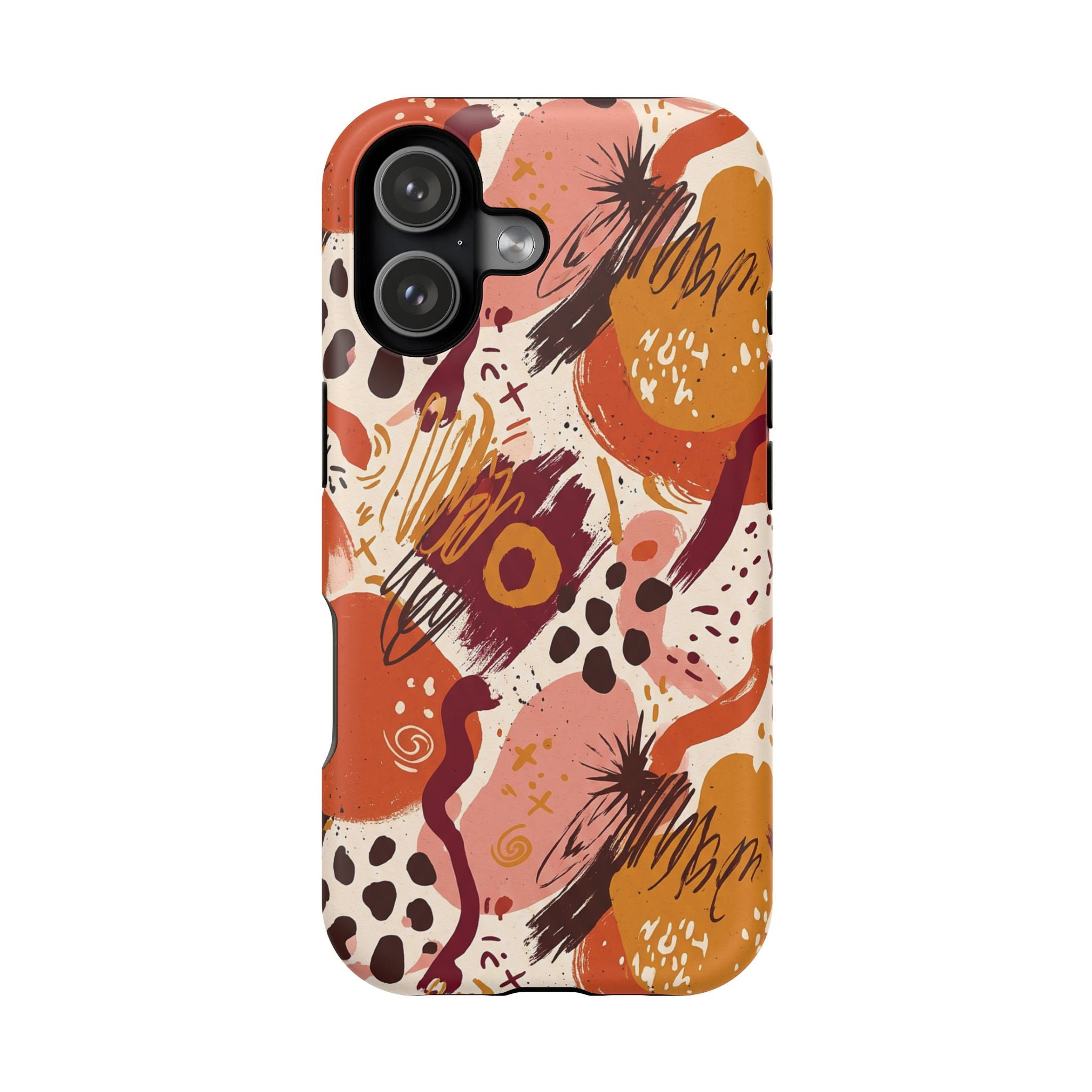 Abstract Autumn Doodle Magnetic Impact-Resistant Phone Case