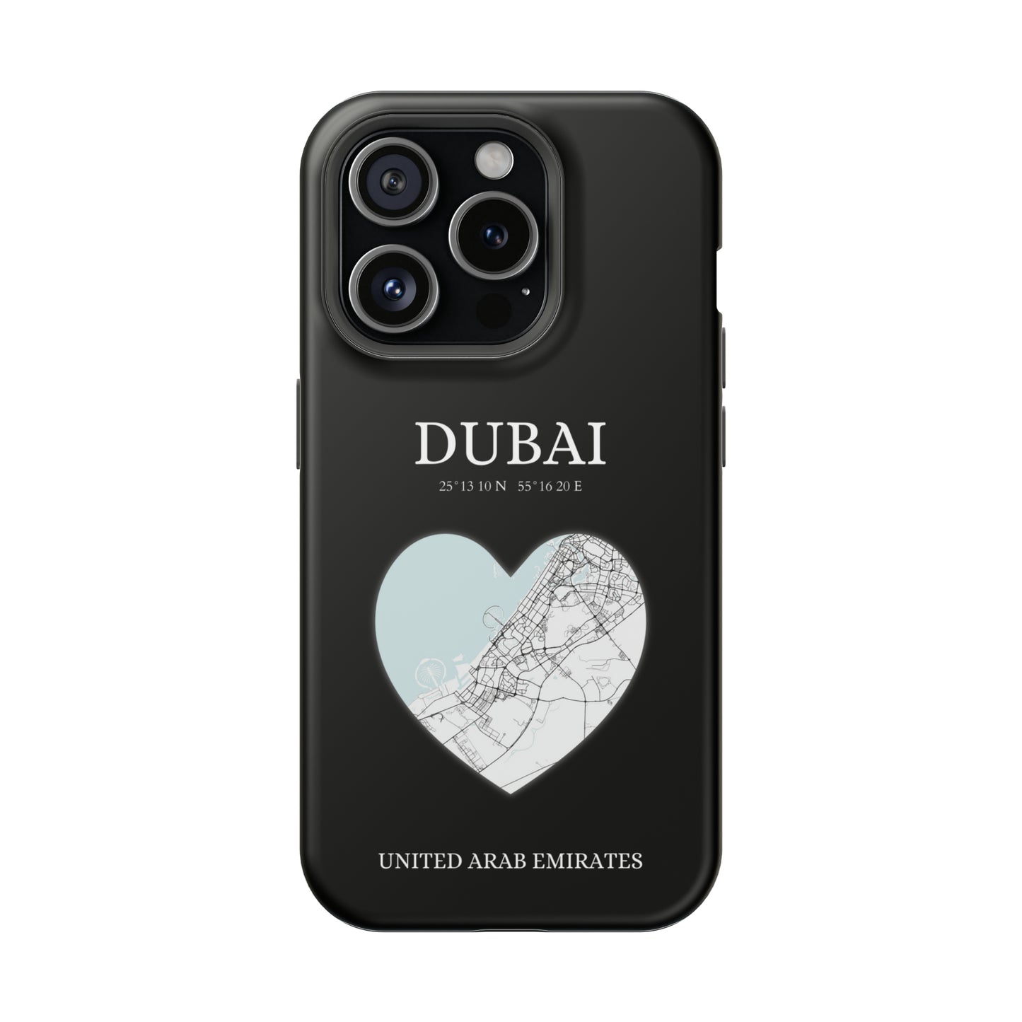 Dubai Heartbeat - Black (iPhone MagSafe Case)Elevate your iPhone's style with the Dubai Heartbeat Black MagSafe Case, offering robust protection, MagSafe compatibility, and a choice of matte or glossy finish. PRimaGallery