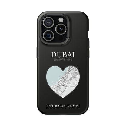 Dubai Heartbeat - Black (iPhone MagSafe Case)Elevate your iPhone's style with the Dubai Heartbeat Black MagSafe Case, offering robust protection, MagSafe compatibility, and a choice of matte or glossy finish. PRimaGallery