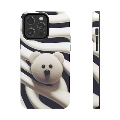 Zebra Print Teddy Bear (iPhone Case 11-15)Zebra Print Teddy Bear Phone Case for iPhone 11-15: Combining Glossy Elegance with Shockproof Functionality
Dive into the Exotic World of Zebra Patterns:
Get mesmeriRimaGallery