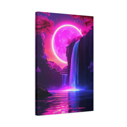 Magenta Moonfall (Canvas)Experience the fusion of art and ethics with RimaGallery's eco-friendly canvases. Stunning visuals, diverse sizes, and sustainable materials. Transform your space noRimaGallery