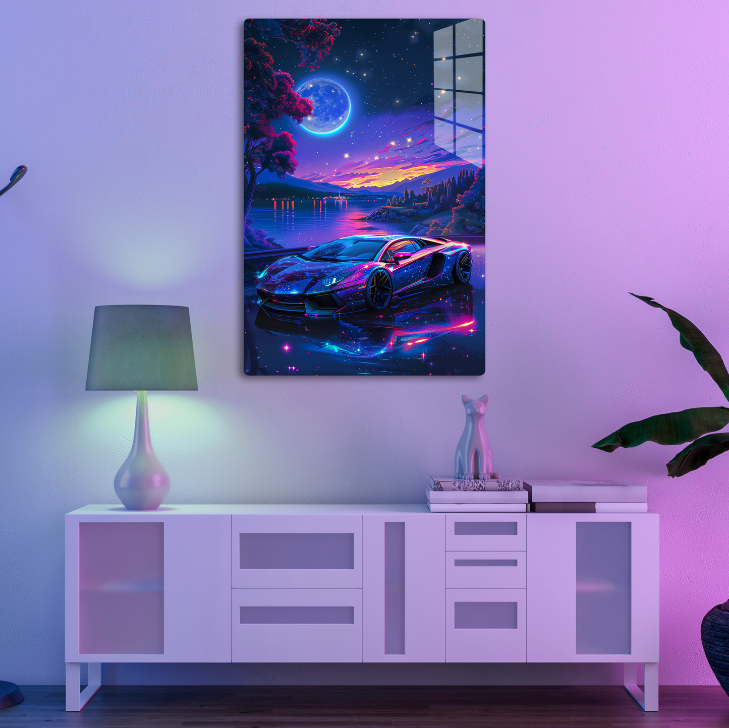Cosmic Cruise (Acrylic)Embrace sophistication with 'Cosmic Cruise' in acrylic from RimaGallery. Modern elegance meets durability for art lovers. Free US shipping. Shop now!RimaGallery