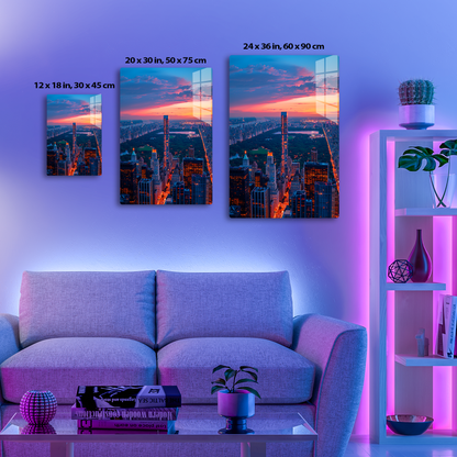 Twilight Cityscape (Acrylic)