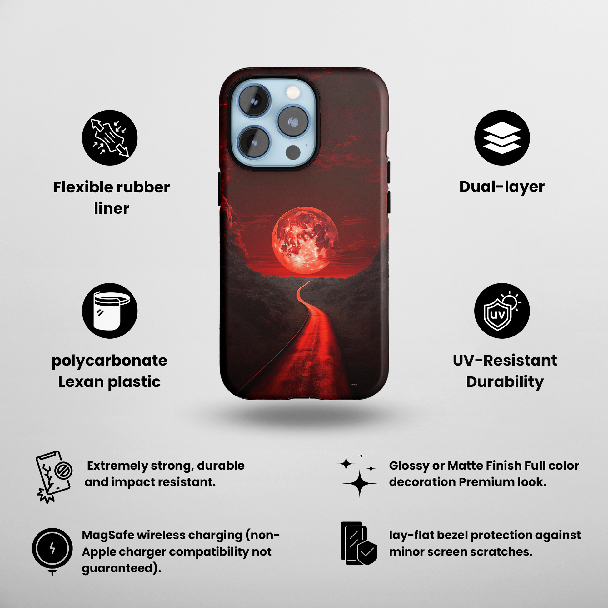 Crimson Pathway (iPhone MagSafe Case)Crimson Pathway MagSafe Durable Case: Style Meets Protection 📱✨
Upgrade your device with Rima Crimson Pathway MagSafe Durable Case. This case isn’t just about styleRimaGallery