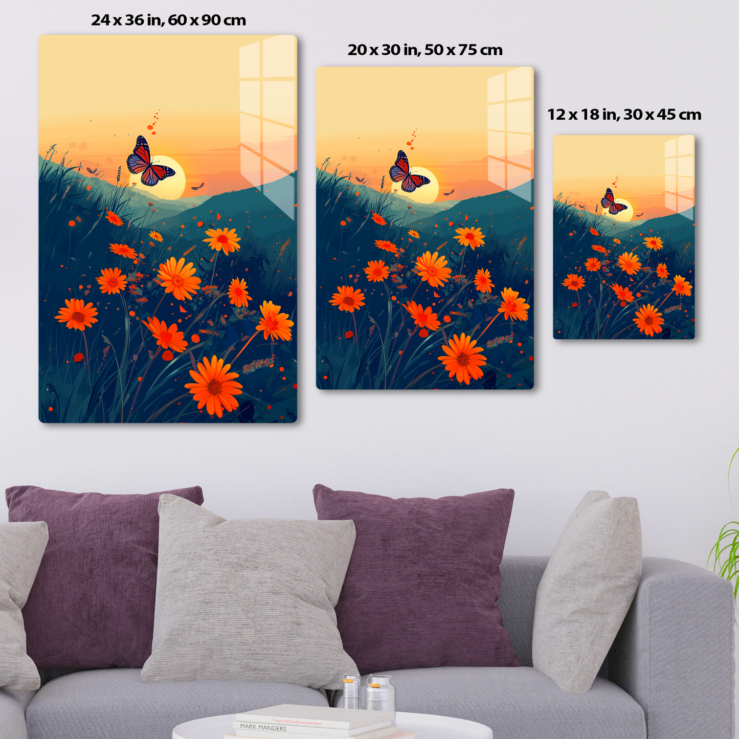 Flutter Bloom (Acrylic)Make a statement with Flutter Bloom acrylic prints. The 1⁄4" acrylic panel exudes the illusion of a smooth glass surface for vibrant artwork. Pre-installed hanging hRimaGallery
