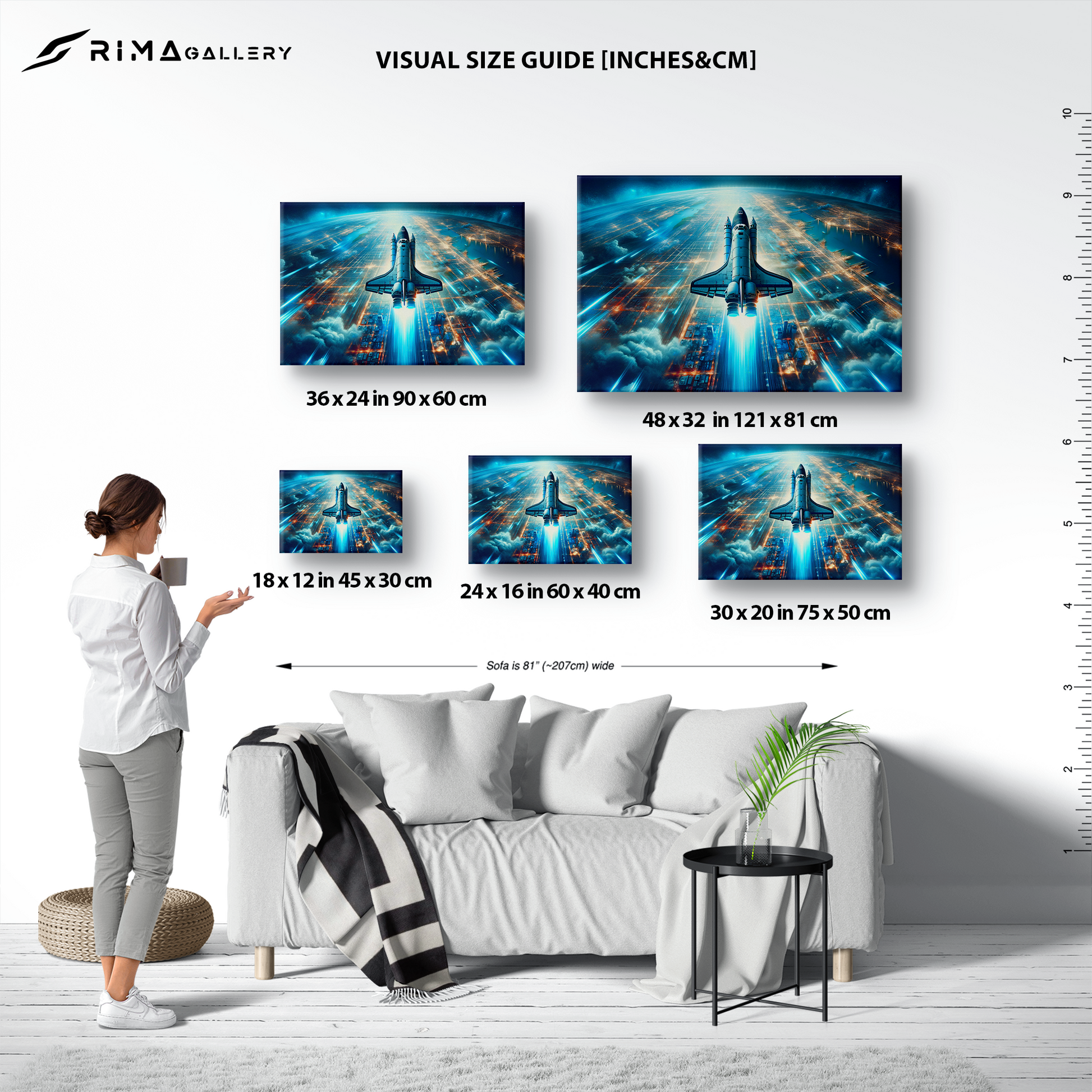 Orbital Blaze Odyssey (Canvas)Orbital Blaze Odyssey (Canvas  Matte finish, stretched, with a depth of 1.25 inches)
Struggling with low-quality canvases? Switch to RimaGallery! Our canvases are moRimaGallery