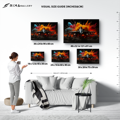 Shattered Canvas (Canvas) Shattered Canvas (Canvas  Matte finish, stretched, with a depth of 1.25 inches)
Struggling with low-quality canvases? Switch to RimaGallery! Our canvases are more tRimaGallery