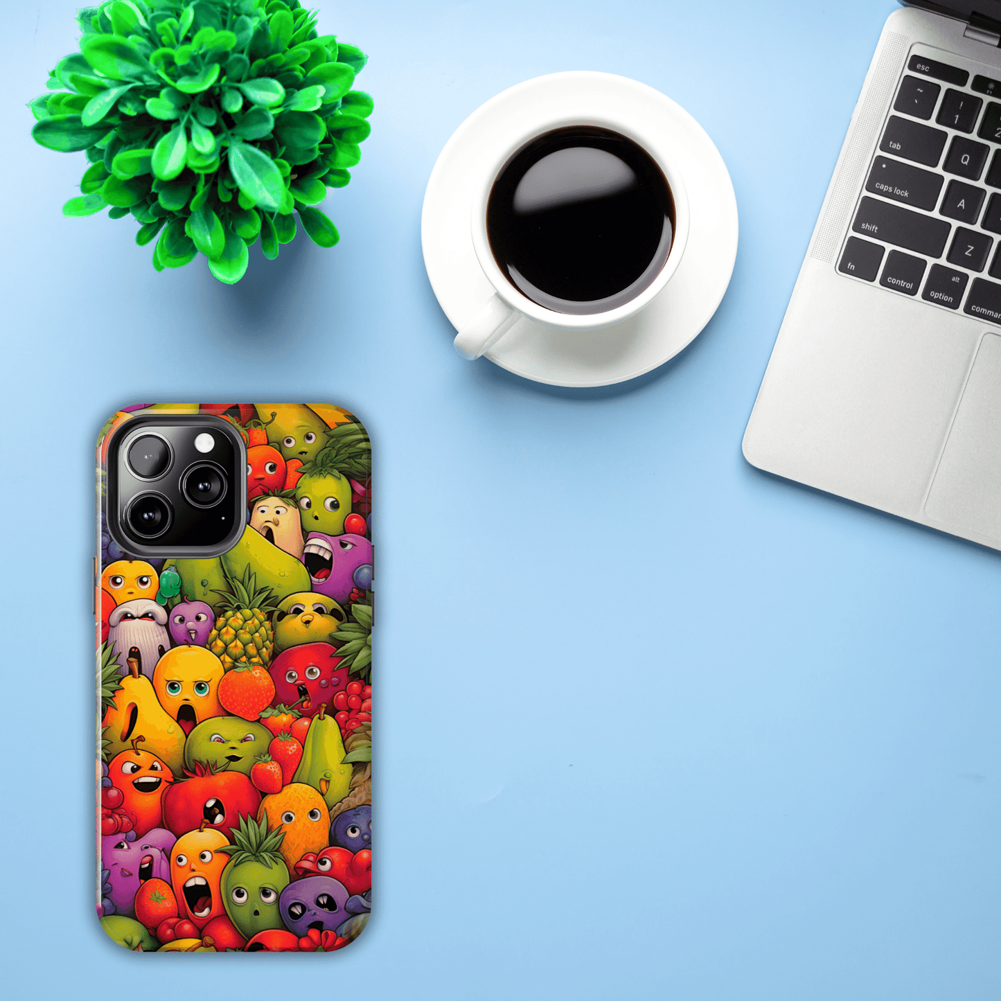Fruits with Faces (iPhone Case 11-15)