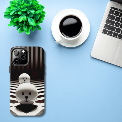 Black and White Blobs (iPhone Case 11-15)