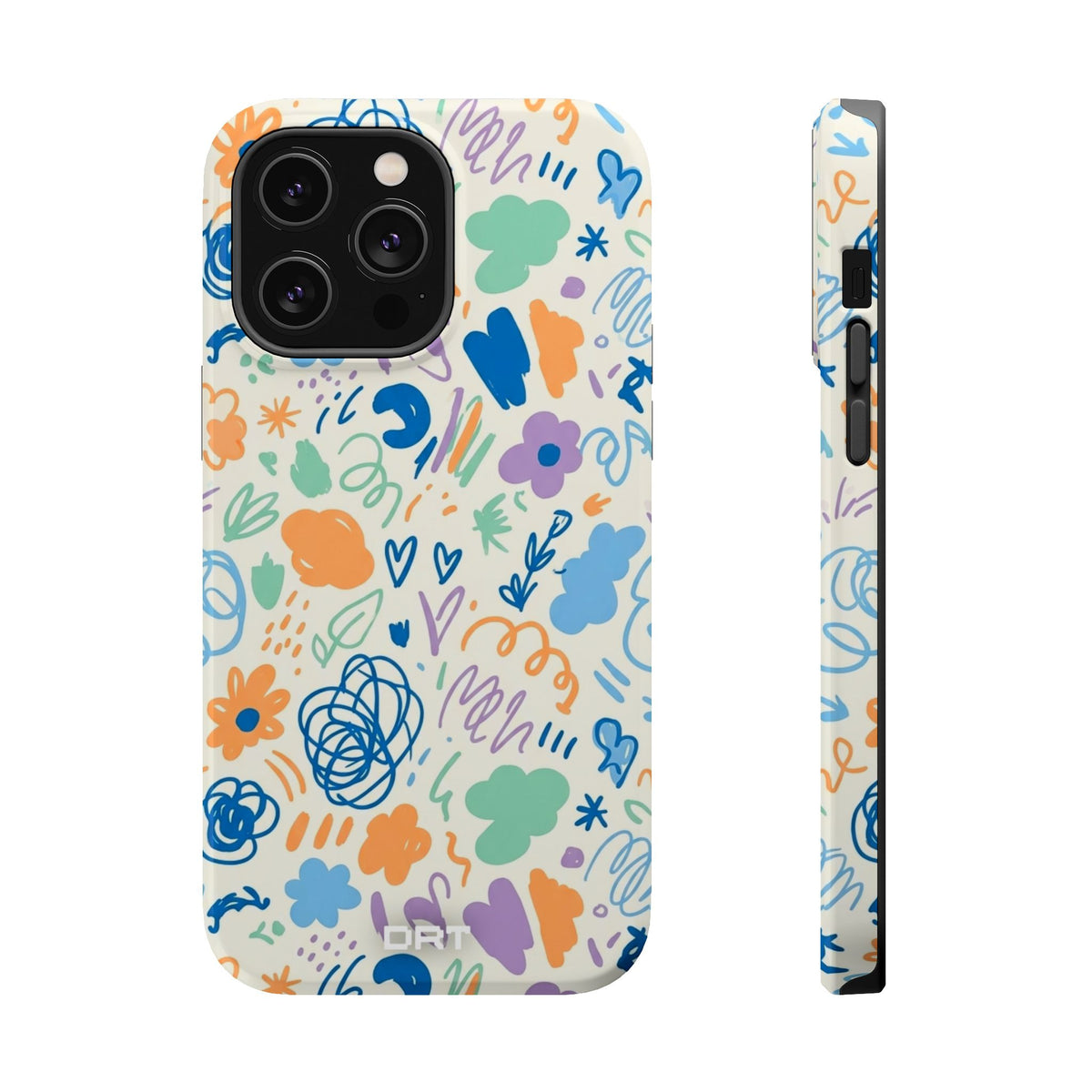 Doodle Garden Tough MagSafe Case for iPhone 13–17
