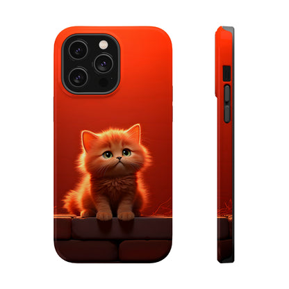 Cat Sitting On a Wall MagSafe Durable Case: Style Meets Protection 📱✨
Upgrade your device with Rima Gallery's Cat Sitting On a Wall MagSafe Durable Case. This case -Wall (iPhone MagSafe Case)