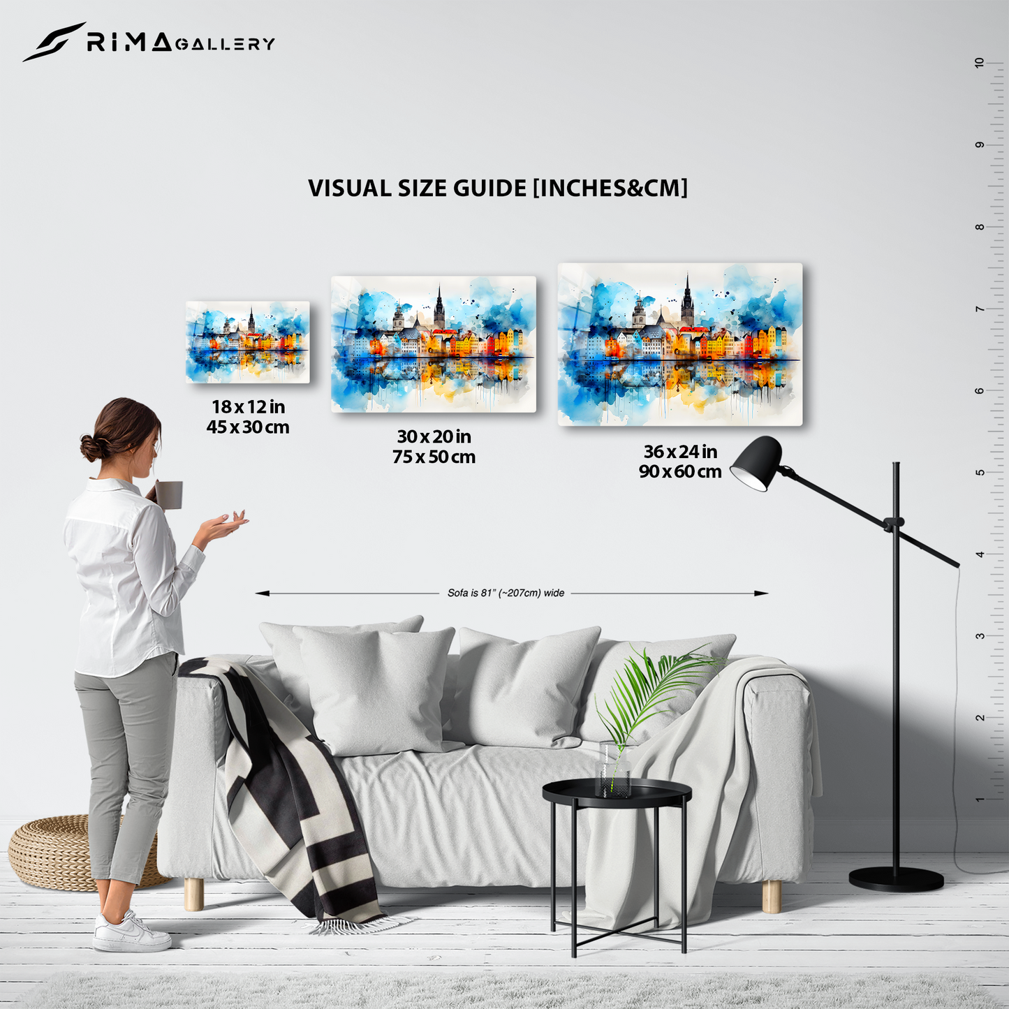 Hamburg, Germany Watercolor (Acrylic)Dazzling Acrylic Prints Hamburg, Germany Watercolor - A Mesmerizing Fusion of Modern Craftsmanship &amp; Timeless Design 🖼️✨
 
A Statement Piece with Hamburg, GermaRimaGallery