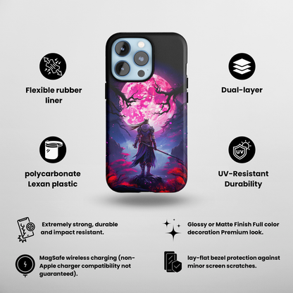 Crimson Moon Warrior (iPhone MagSafe Case)Crimson Moon Warrior MagSafe Durable Case: Style Meets Protection 📱✨
Upgrade your device with Rima Crimson Moon Warrior MagSafe Durable Case. This case isn’t just aRimaGallery
