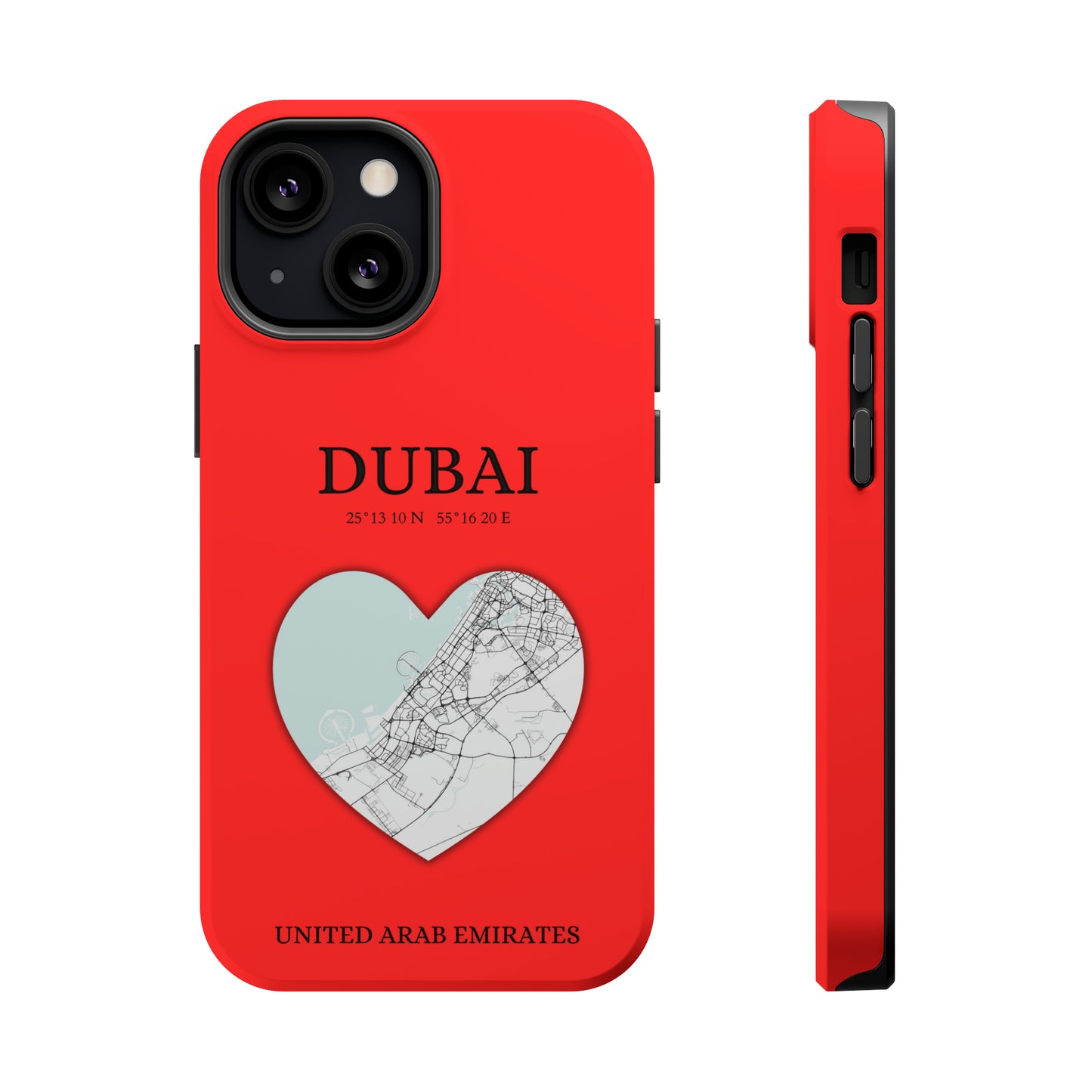 Dubai Heartbeat - Red (iPhone MagSafe Case)Elevate your iPhone's style with the Dubai Heartbeat Red MagSafe Case, offering robust protection, MagSafe compatibility, and a choice of matte or glossy finish. PerRimaGallery