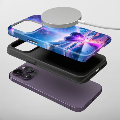 Galactic Heartbeat (iPhone MagSafe Case)Galactic Heartbeat MagSafe Durable Case: Style Meets Protection 📱✨
Upgrade your device with Rima Gallery's Galactic Heartbeat MagSafe Durable Case. This case isn’t RimaGallery