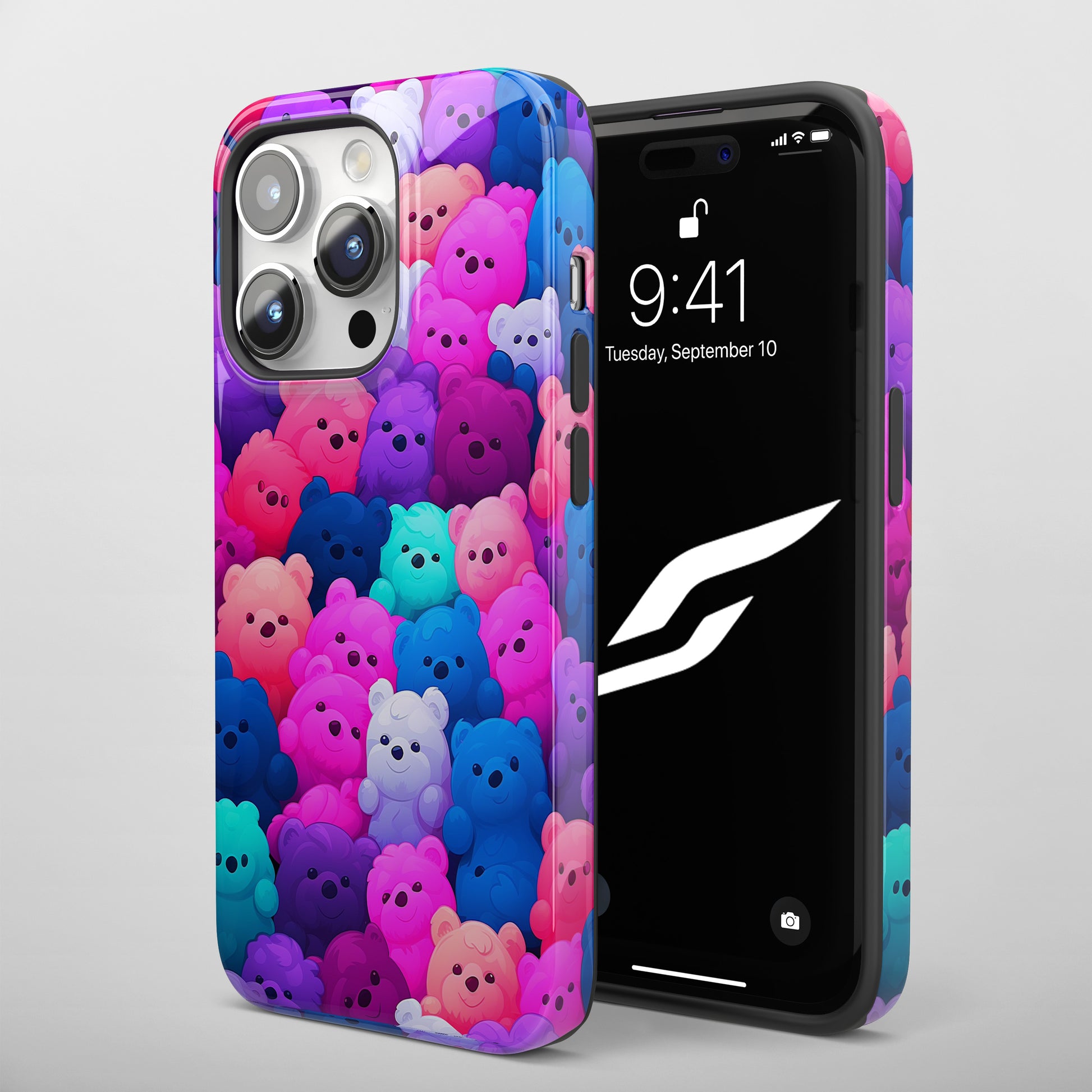 Cuddle Spectrum (iPhone Case 11-15)Discover the RIMA Case: A Fusion of Art and Protection for iPhone 11-15. With vibrant, customizable designs and military-grade defense, make a statement that echoes RimaGallery