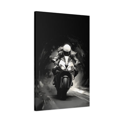 Female Night Biking (Canvas)Female Night Biking (Canvas  Matte finish, stretched, with a depth of 1.25 inches)
Struggling with low-quality canvases? Switch to RimaGallery! Our canvases are moreRimaGallery