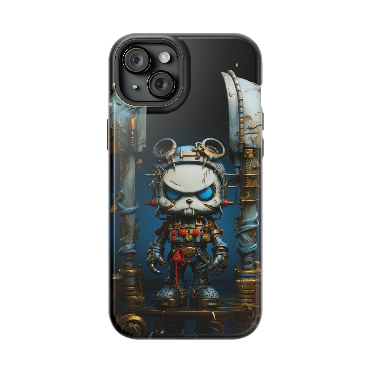 Steampunk Sentry (iPhone MagSafe Case)Steampunk Sentry MagSafe Durable Case: Style Meets Protection 📱✨
Upgrade your device with Rima Gallery's Steampunk Sentry MagSafe Durable Case. This case isn’t justRimaGallery