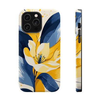 Indigo Spring (iPhone MagSafe Case)Upgrade your phone's safety and style with Rima Yellow Astronaut Robot Beauty MagSafe Case. Dual-layer protection meets stunning design. Shop now for seamless MagSafRimaGallery