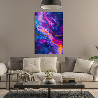 Psychedelic Flow (Acrylic)Make a statement with Psychedelic Flow acrylic prints. The 1⁄4" acrylic panel exudes the illusion of a smooth glass surface for vibrant artwork. Pre-installed hanginRimaGallery
