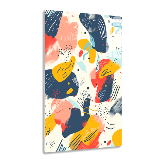 Abstract Play (Acrylic)Step into the universe with an Modern abstract art with bold splashes of color. Acrylic art from RimaGallery. Experience the cosmos in your home with vibrant, ethicaRimaGallery