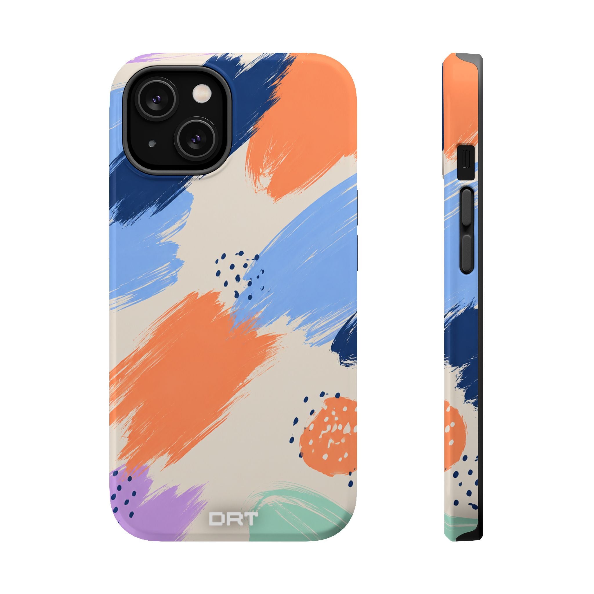 Abstract Brushstroke Magnetic Impact-Resistant Phone Case