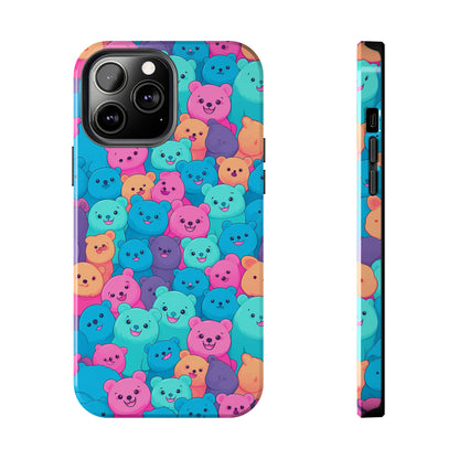 Cheerful Bear Party (iPhone Case 11-15)RIMA Tough Phone Case: Unmatched Style &amp; Protection for iPhone 11, 12, 13, 14, &amp; 15 🛡️📱
Product Description:
Discover the RIMA Tough Phone Case, exclusivelRimaGallery