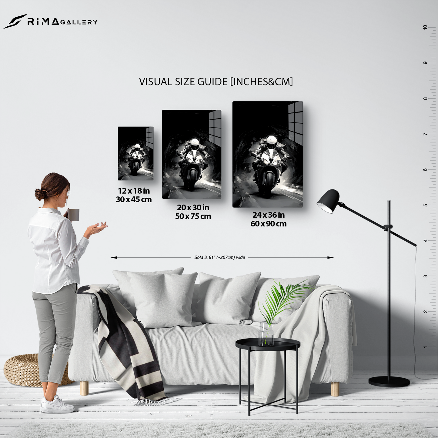 Female Night Biking (Acrylic)Female Night Biking Acrylic Wall Art with a Glass-Like Finish that Will Take Your Breath Away.Elevate Any Ambiance with Female Night Biking Acrylic Print🌟:Discover RimaGallery