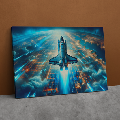 Orbital Blaze Odyssey (Canvas)Orbital Blaze Odyssey (Canvas  Matte finish, stretched, with a depth of 1.25 inches)
Struggling with low-quality canvases? Switch to RimaGallery! Our canvases are moRimaGallery